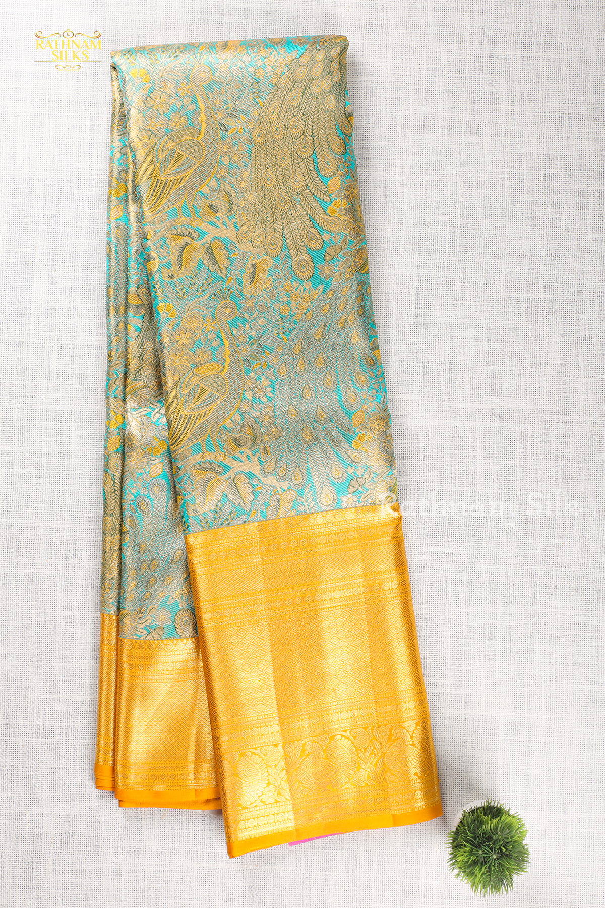 Pure Meenakari Silk Main image