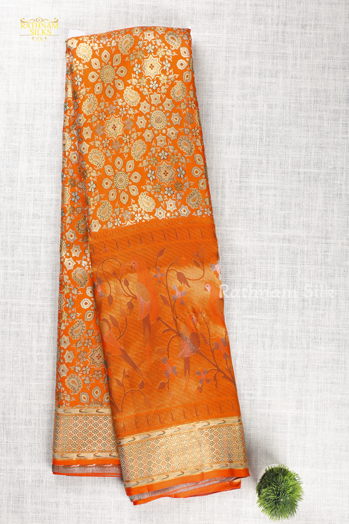 Pure Meenakari Silk