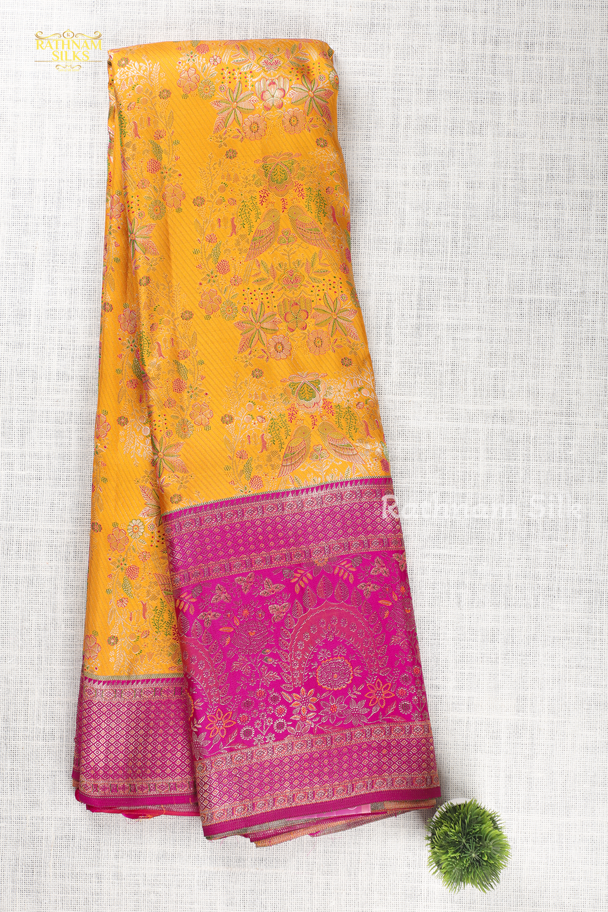 Pure Meenakari Silk Main image