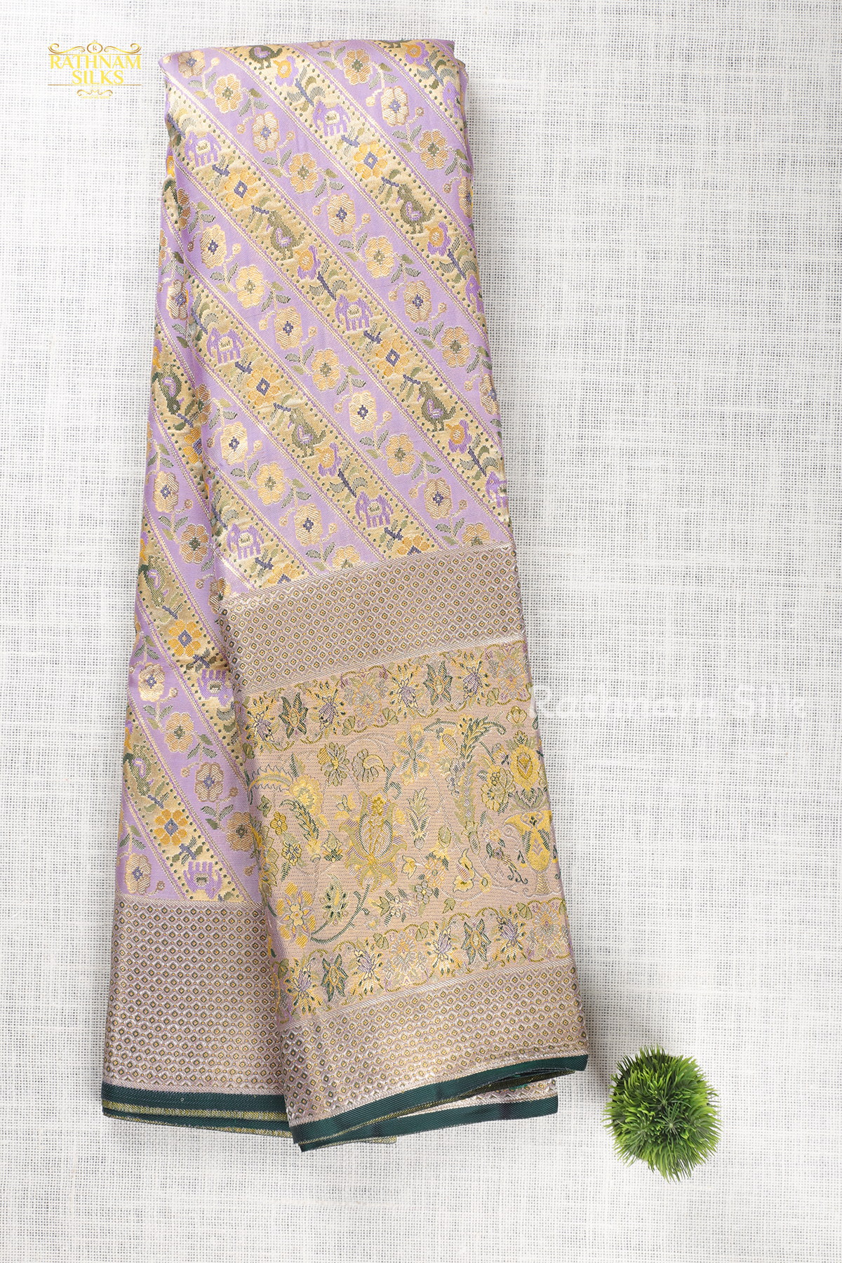Pure Meenakari Silk Main image