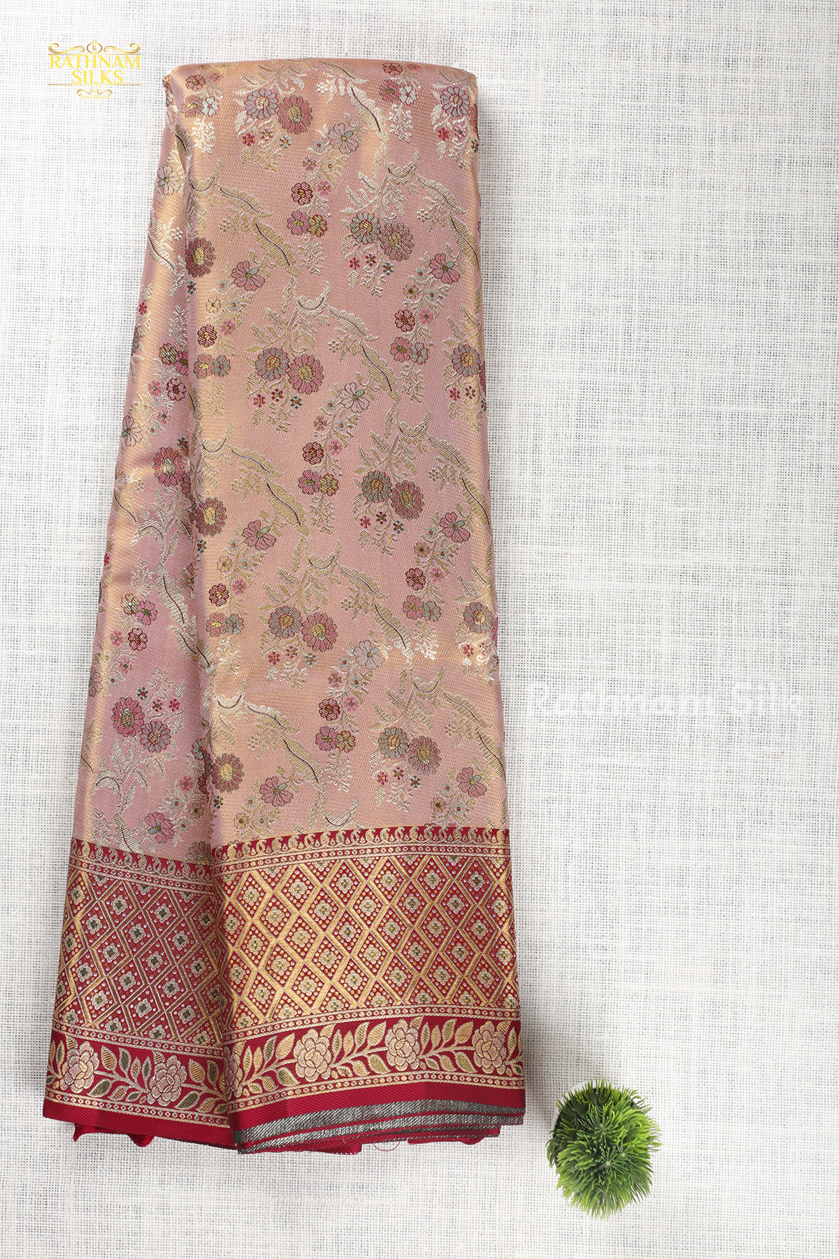 Pure Meenakari Silk Main image