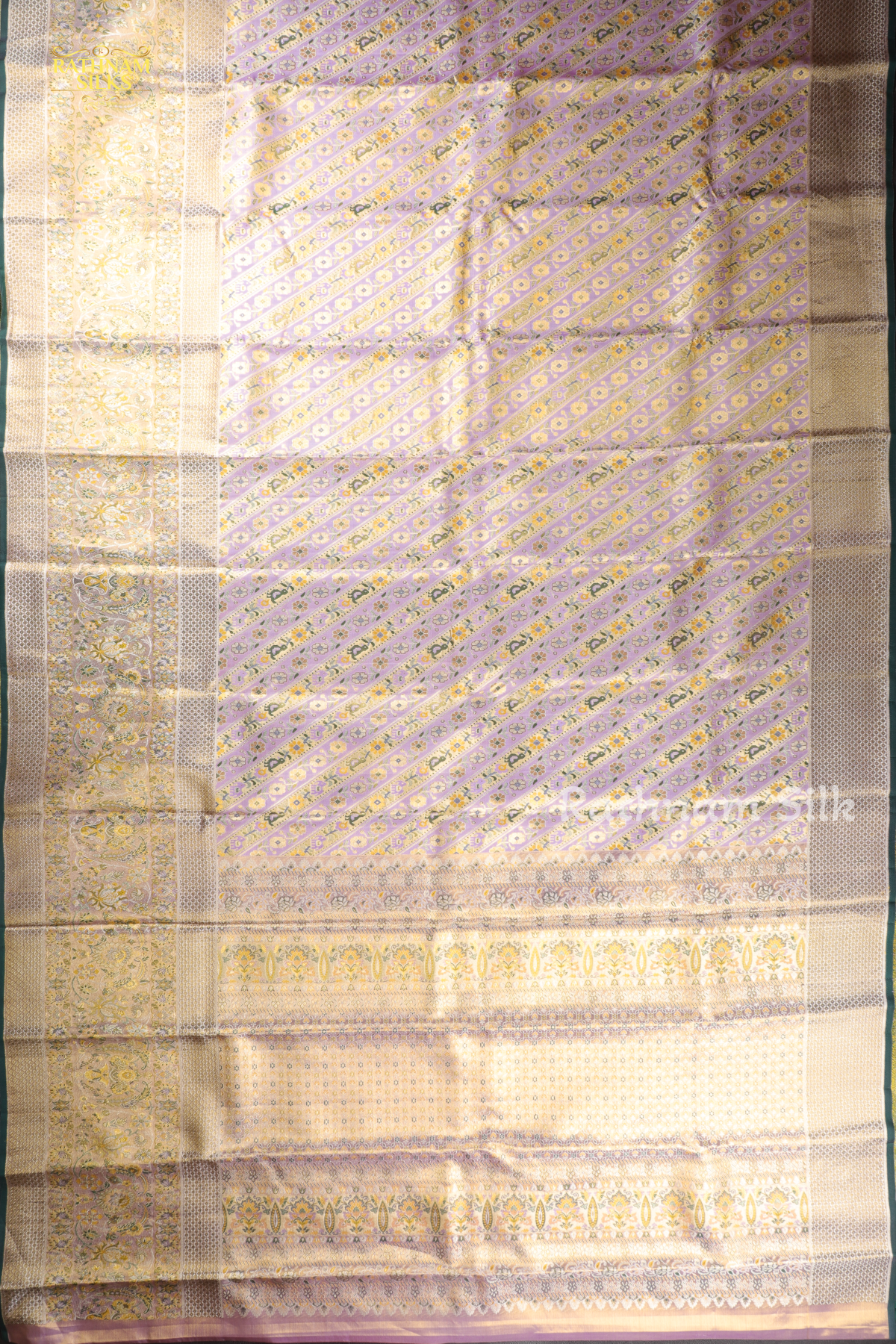 Pure Meenakari Silk