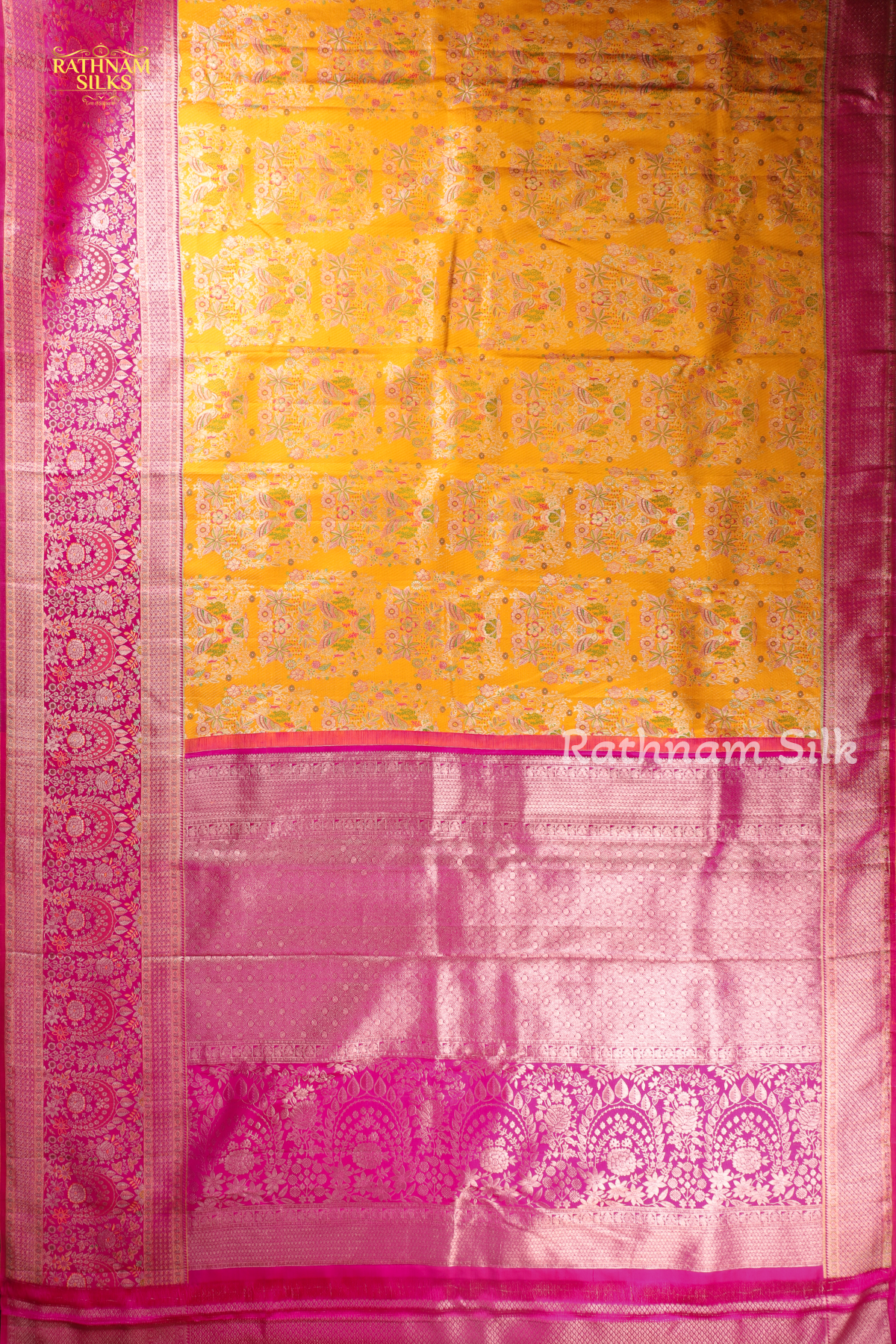 Pure Meenakari Silk