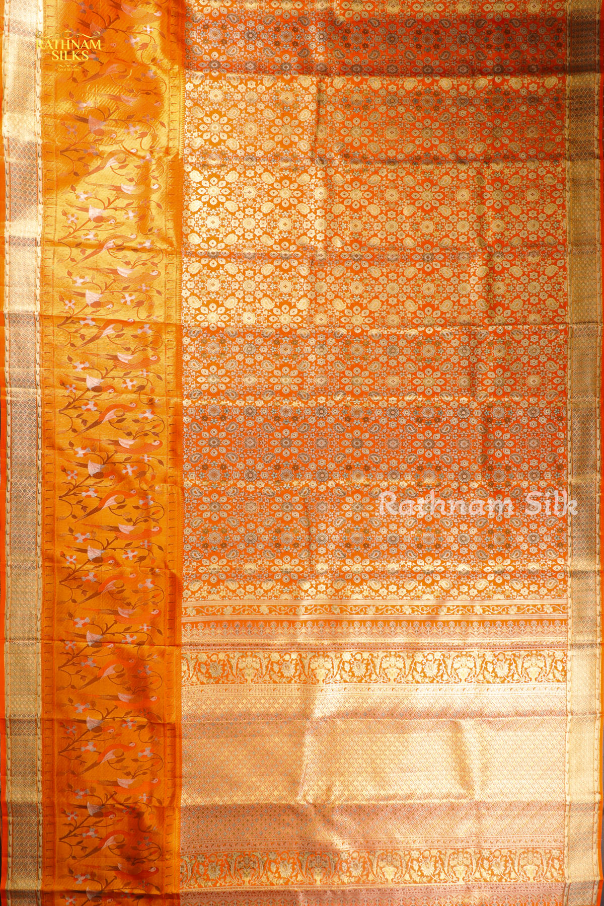Pure Meenakari Silk