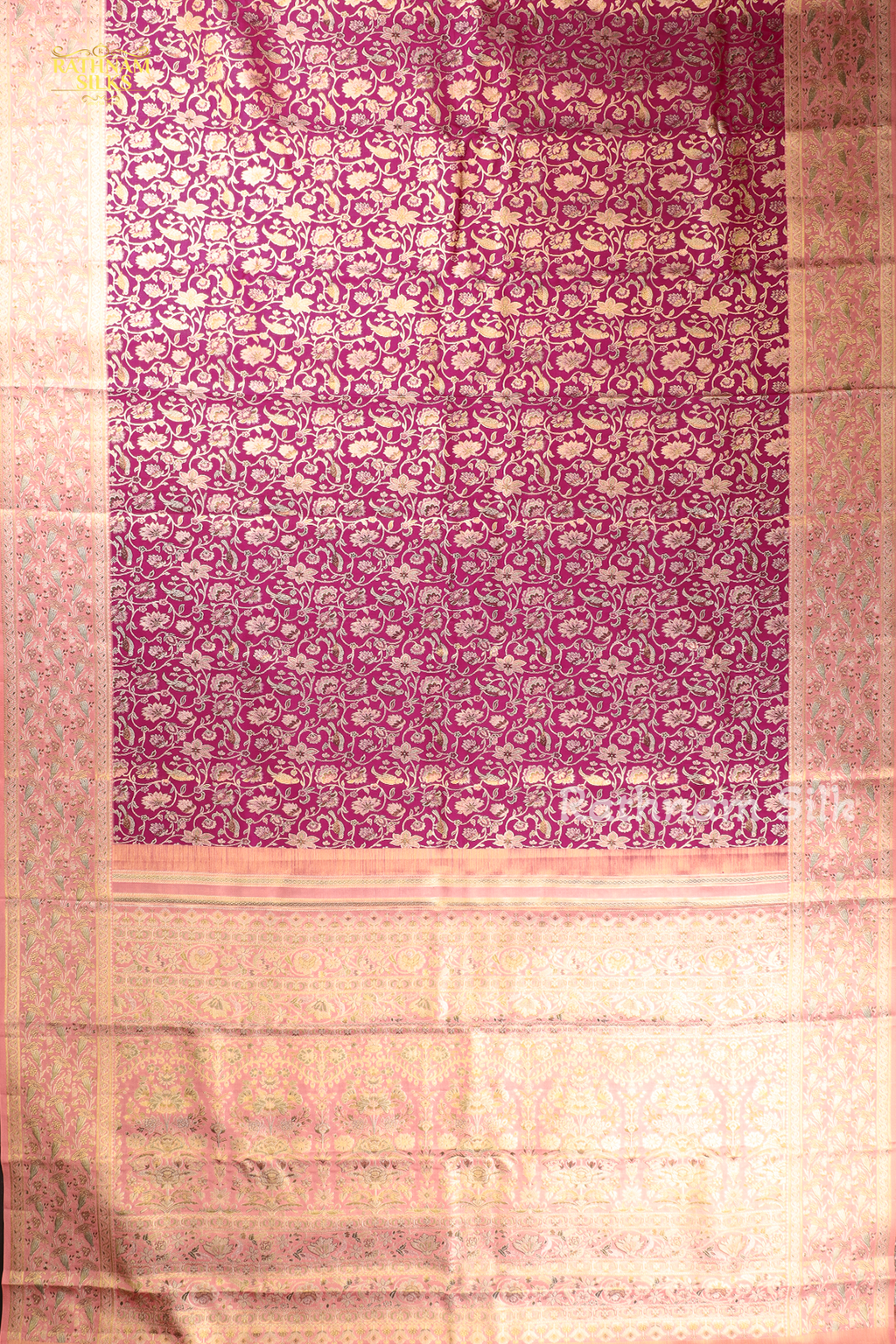 Pure Meenakari Silk