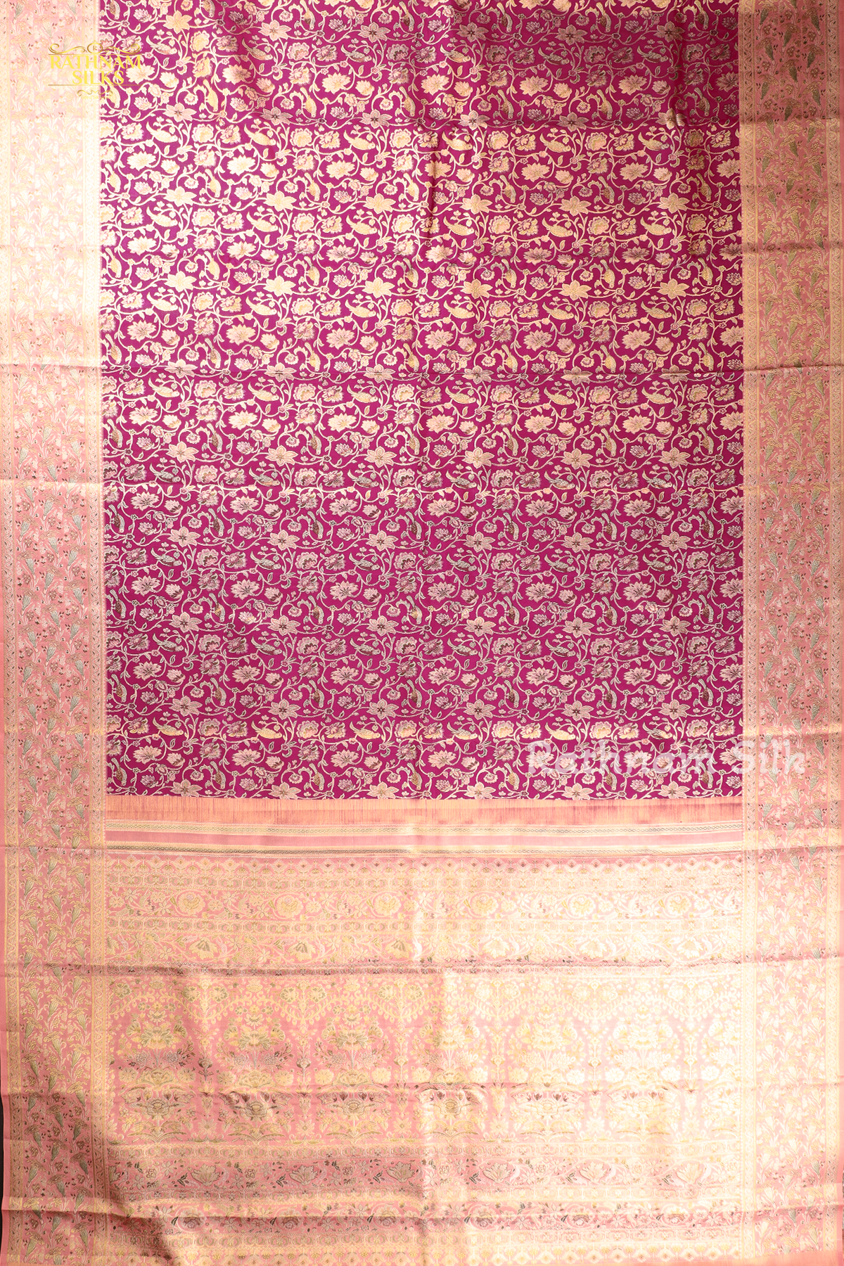 Pure Meenakari Silk