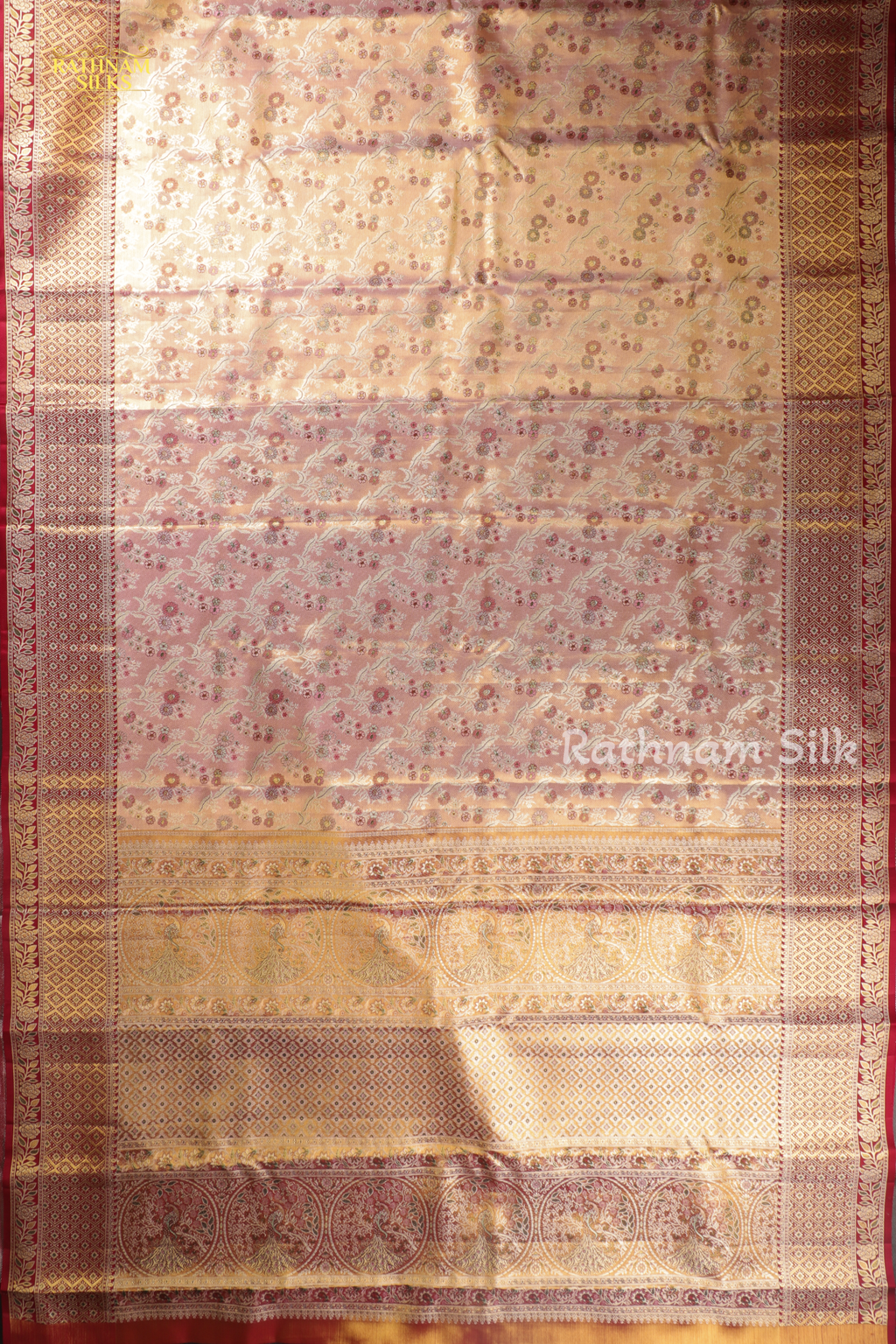 Pure Meenakari Silk