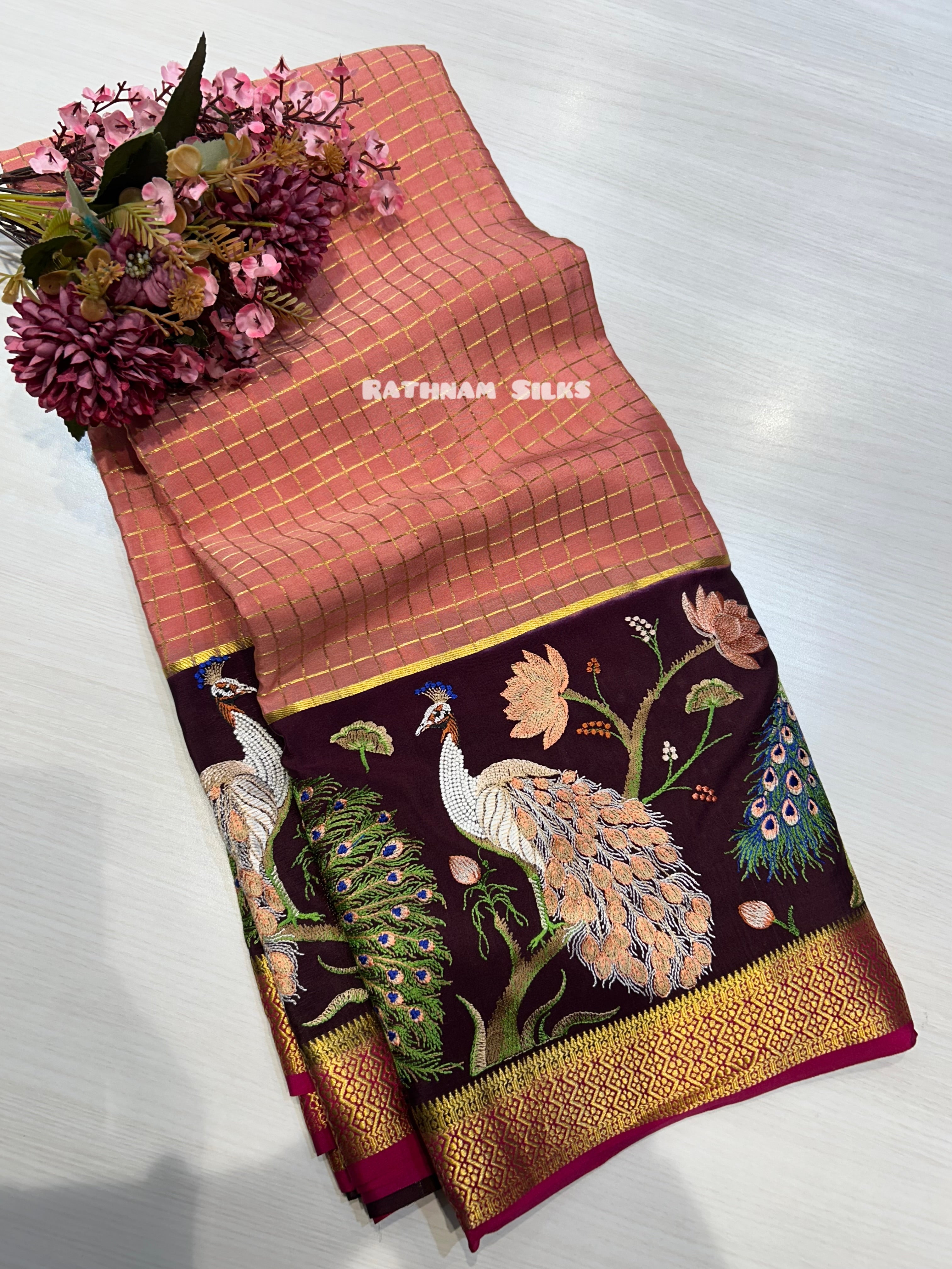 Pure Mysore crepe Silk