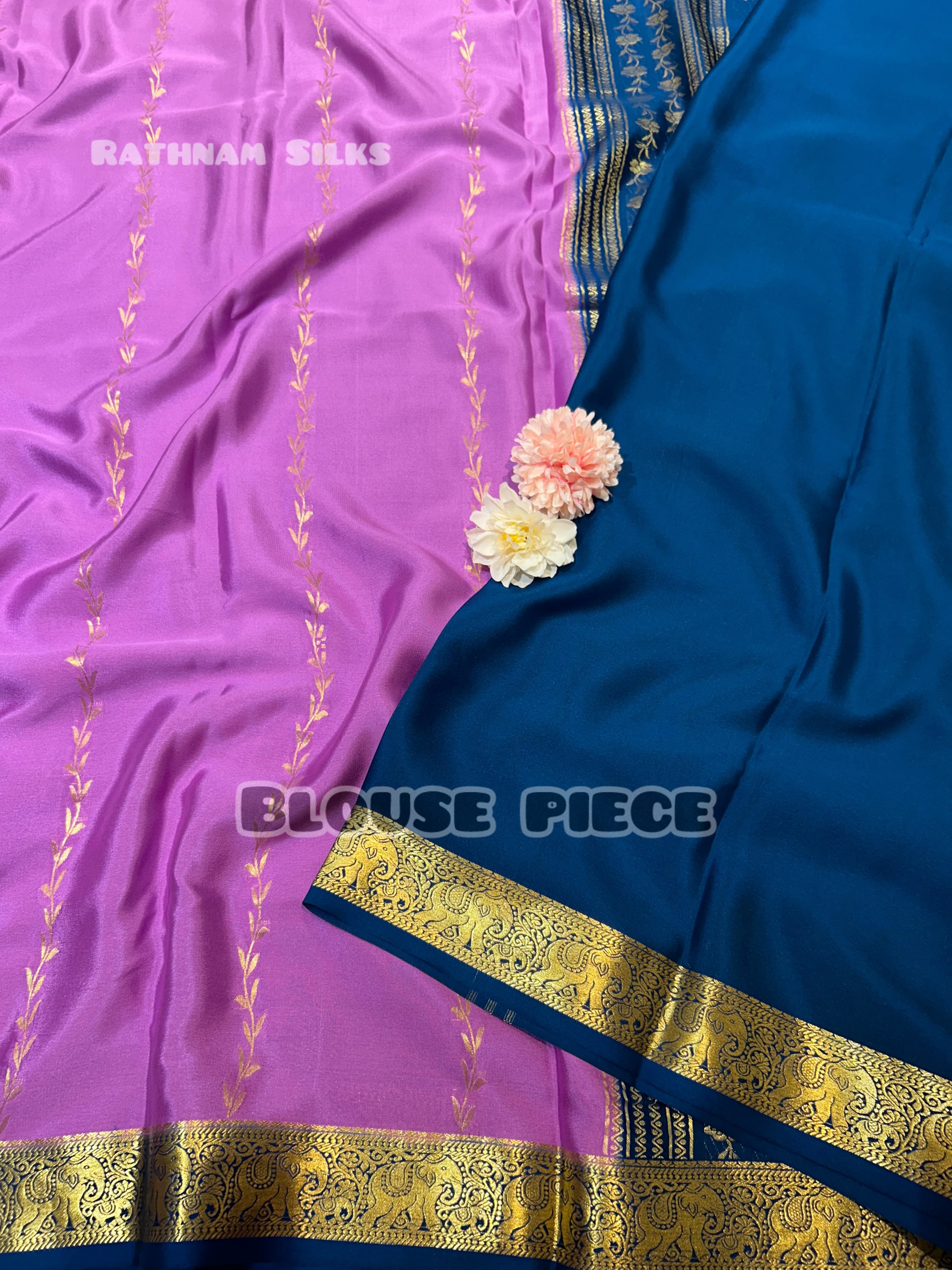 Pure Partly Pally Mysore Crepe Silk