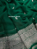 Pure Khaddi Banaras Chiffon Silk