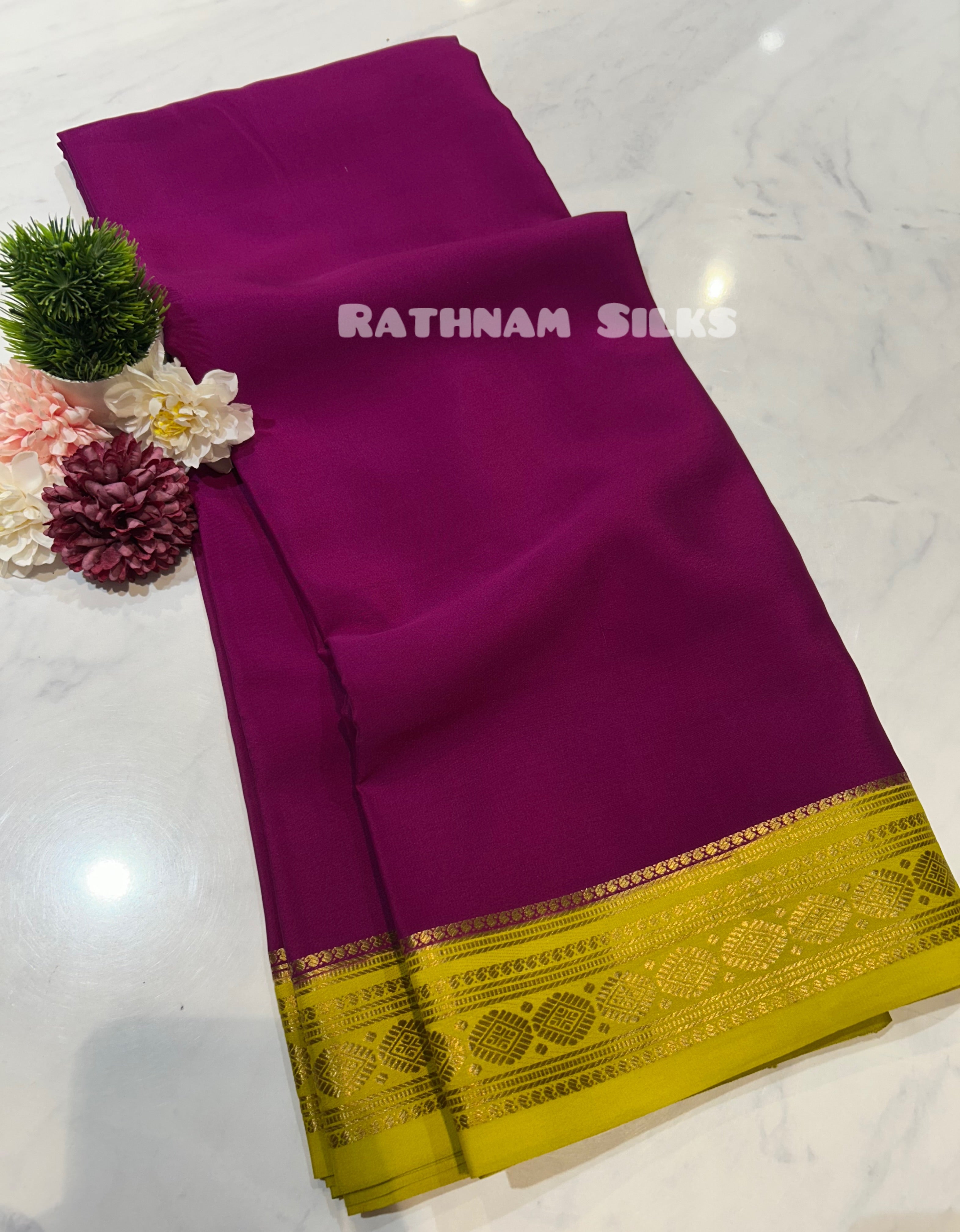 Pure Mysore Crepe Silk