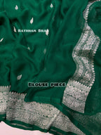 Pure Khaddi Banaras Chiffon Silk