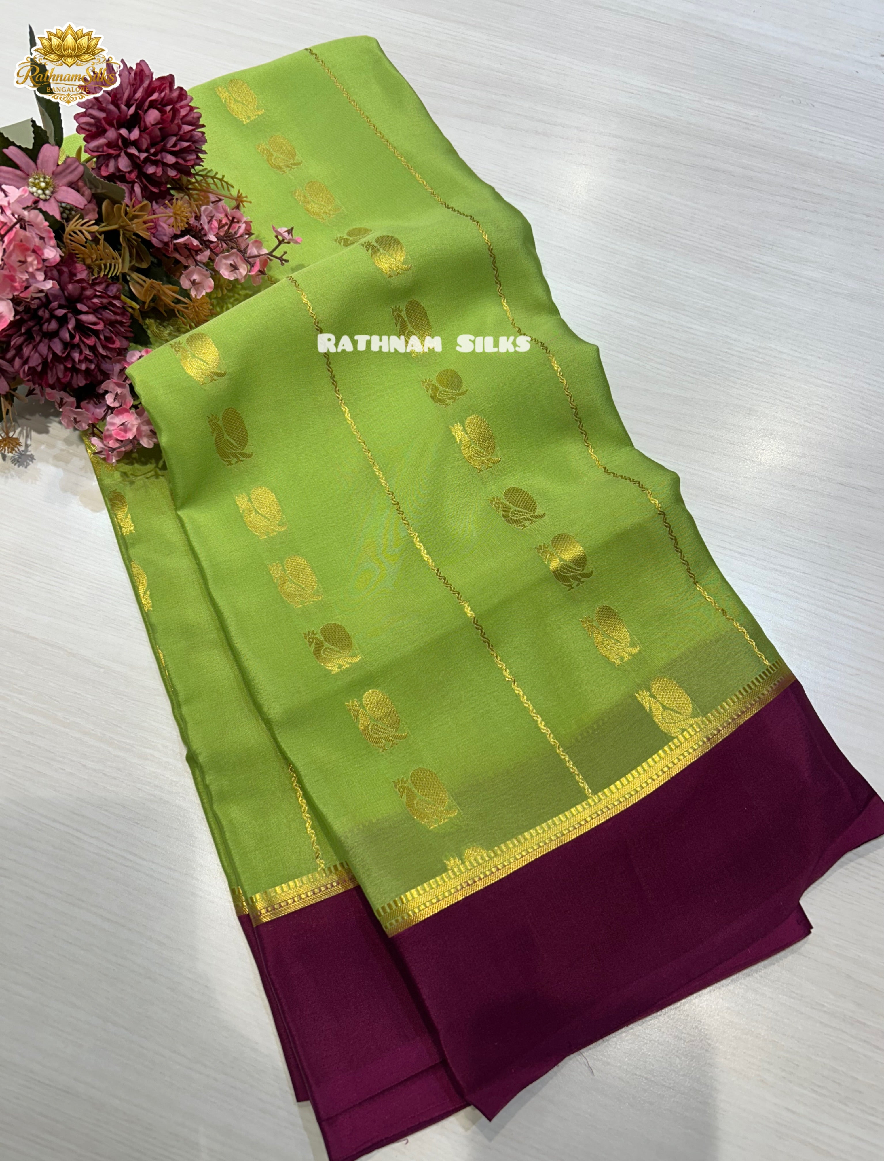 Pure Mysore Crepe Silk