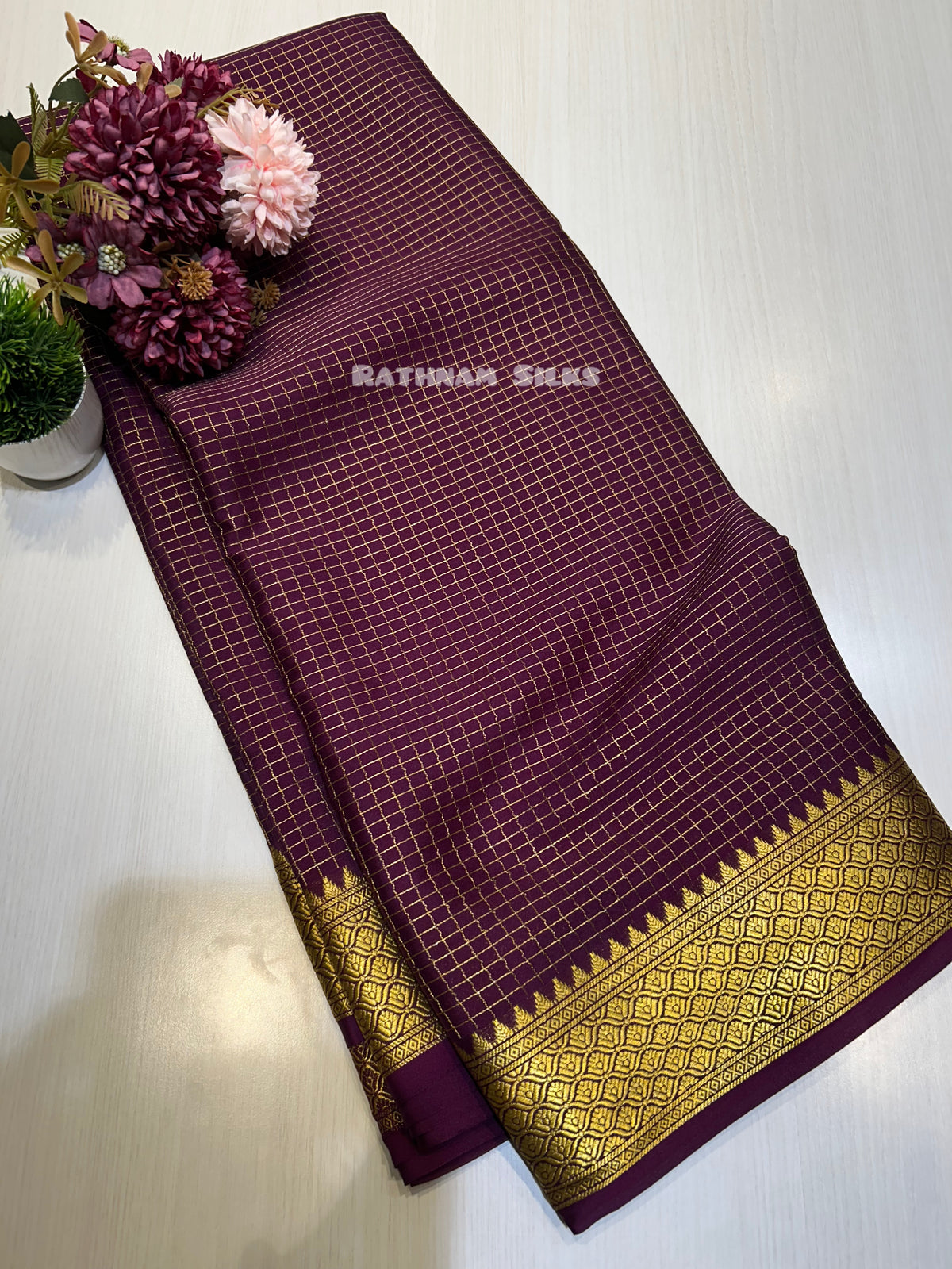 Pure Mysore Crepe Silk