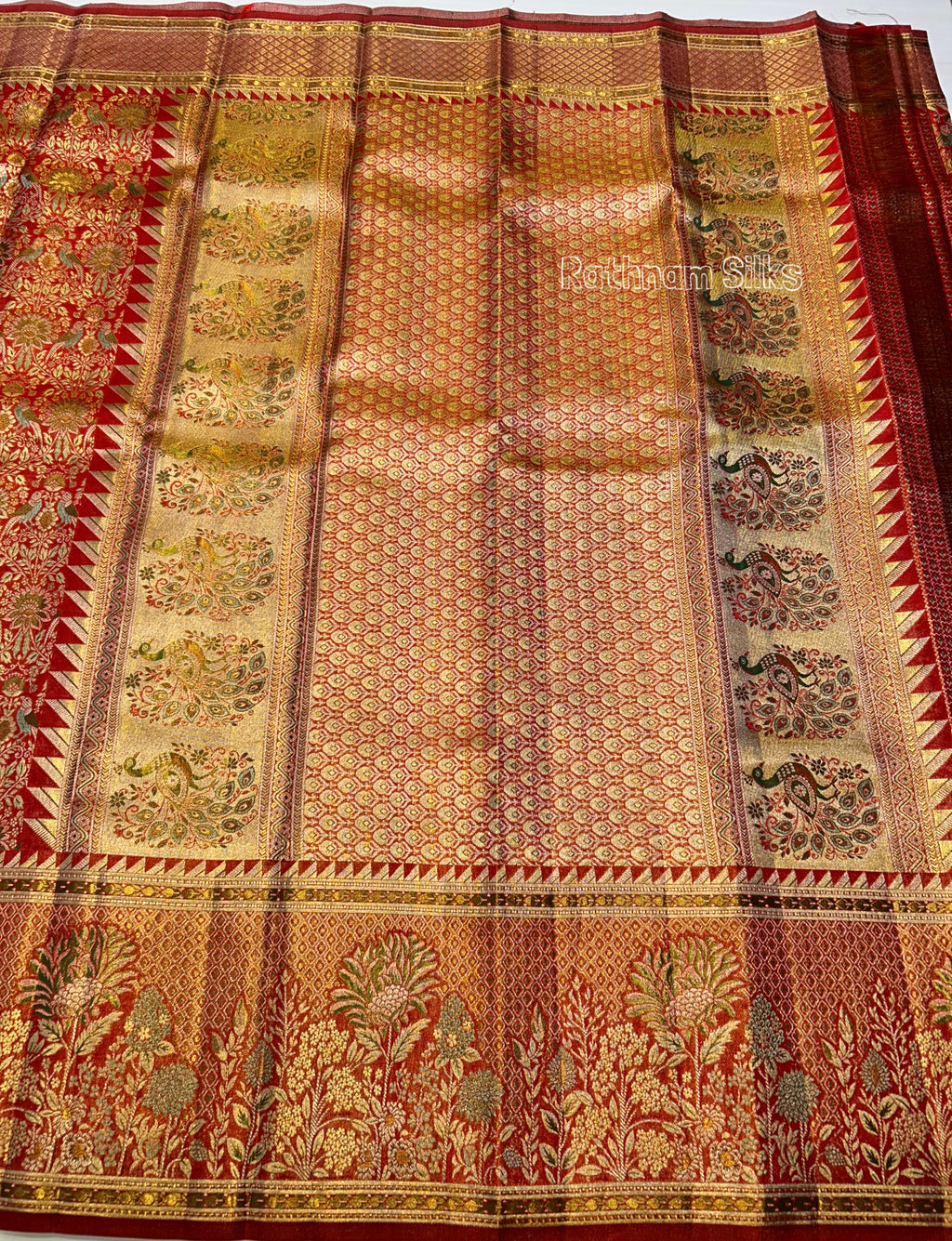 Pure Meenakari Silk