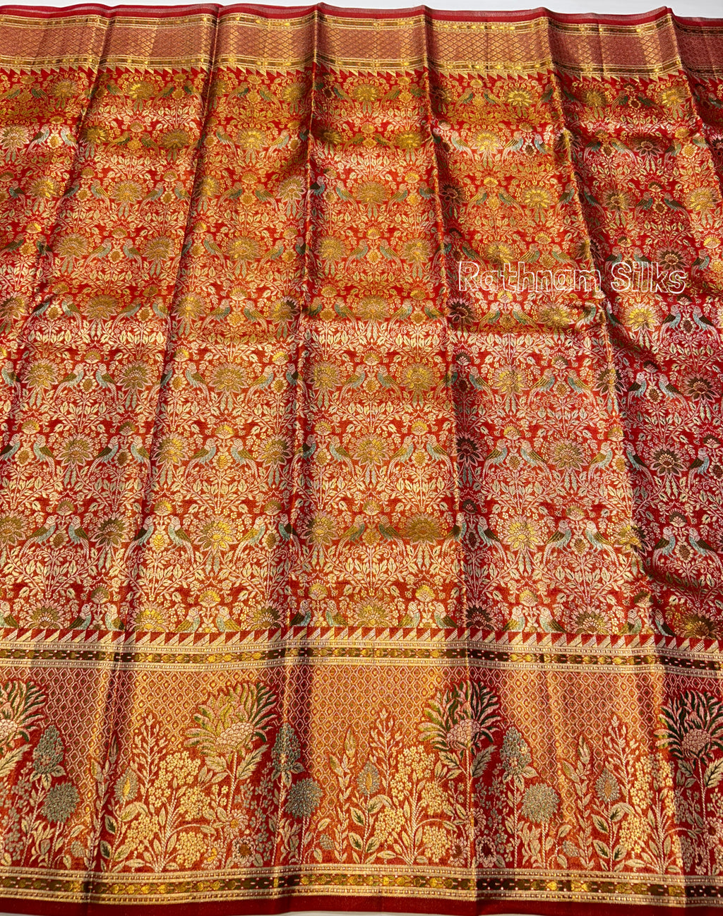 Pure Meenakari Silk
