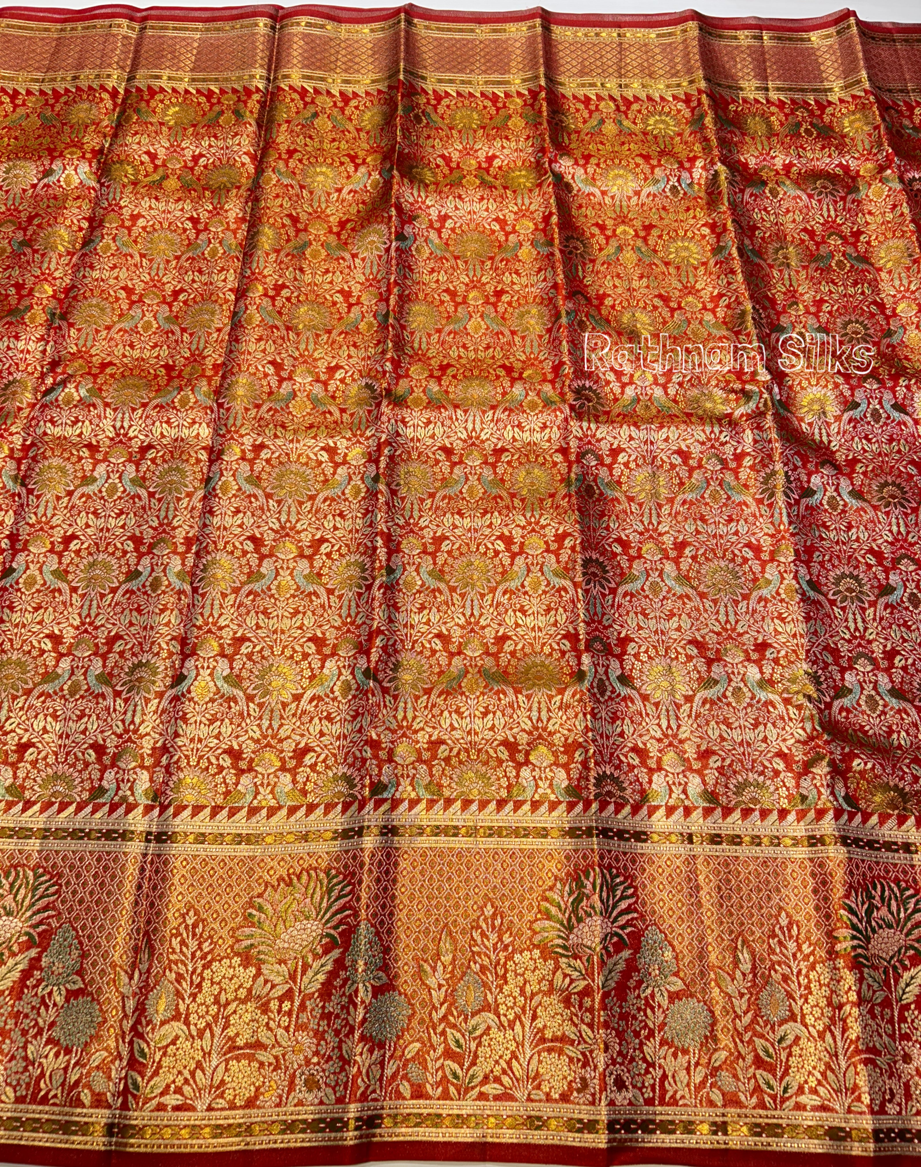 Pure Meenakari Silk